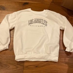 NWOT white sweater